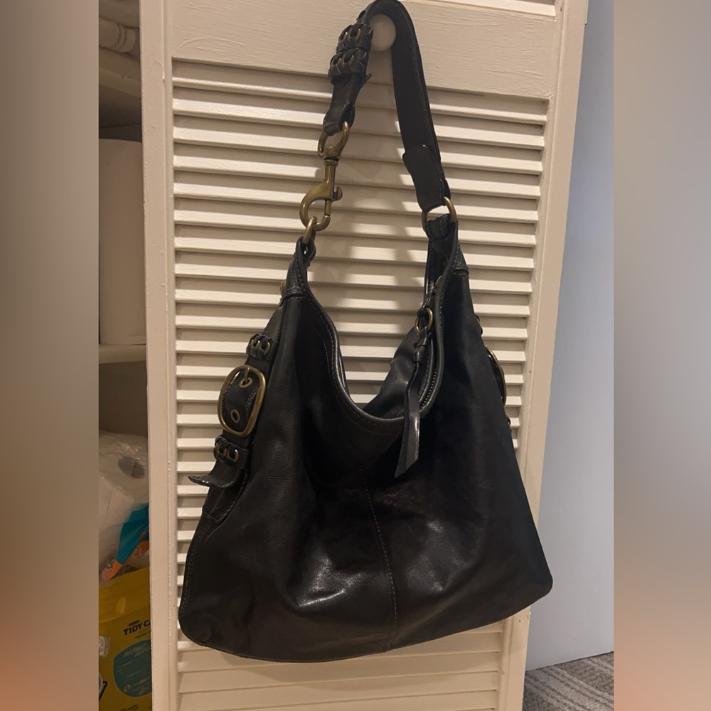 Vintage Coach Leather Shoulder Bag
